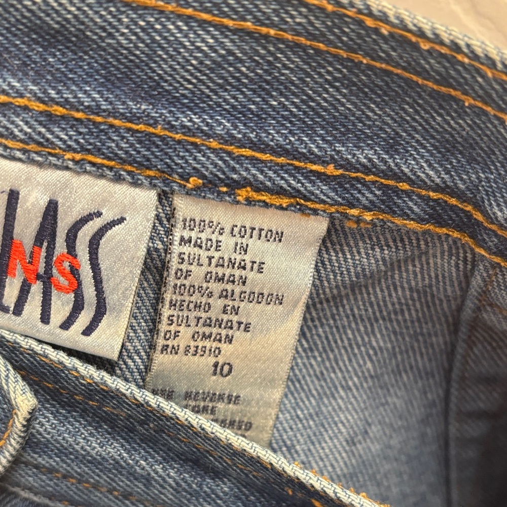 Vintage Classic Bill Blass Blue Denim Skirt - Casual Women's Denim Mini -10 - Picture 8 of 14